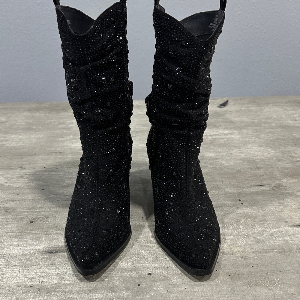 Jessica Simpson Black Heeled Boots